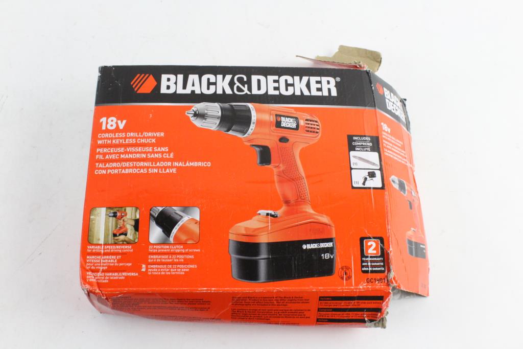 Black & Decker Cordless Drill/Driver Property Room