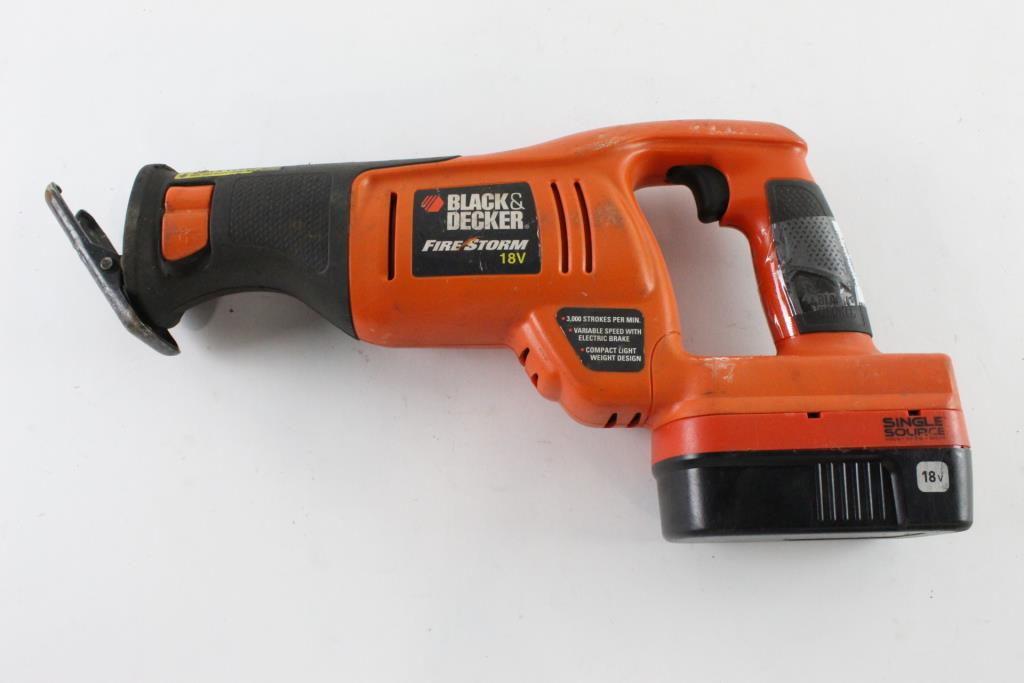 Black & Decker Cordless Reciprocating Saw Property Room