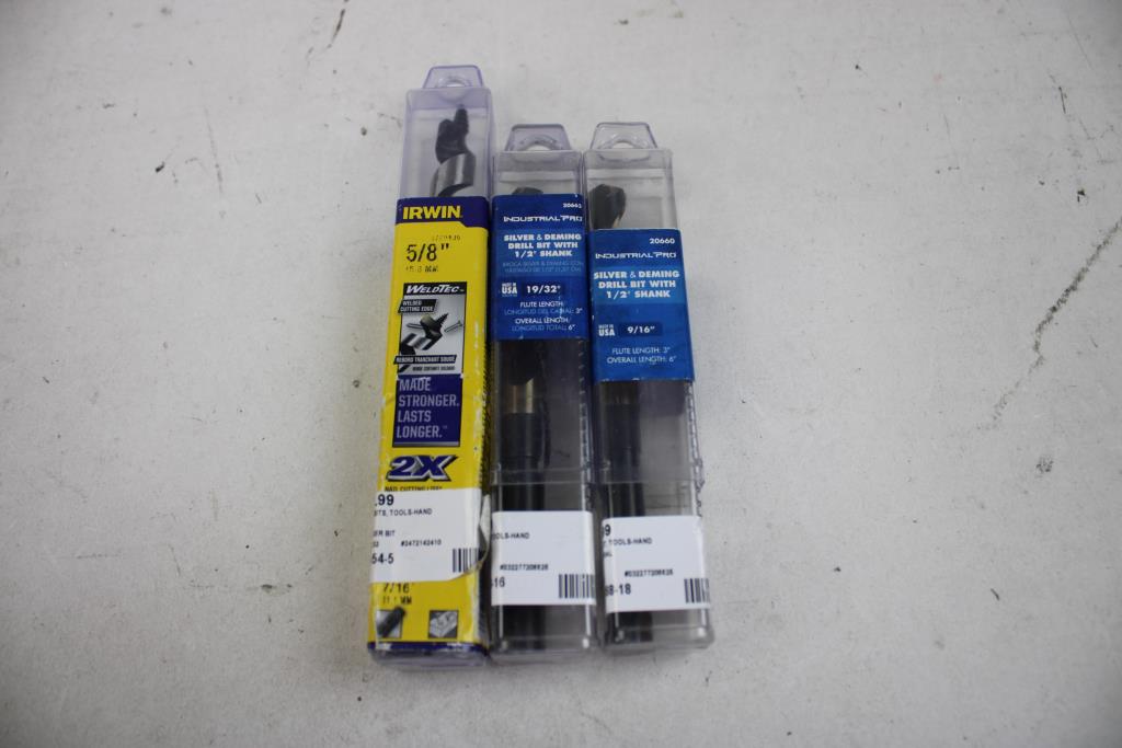 Black + Decker Drill Bit Set, Hercules Rotary Hammer Bit Set, And More Sets, 5 Pieces