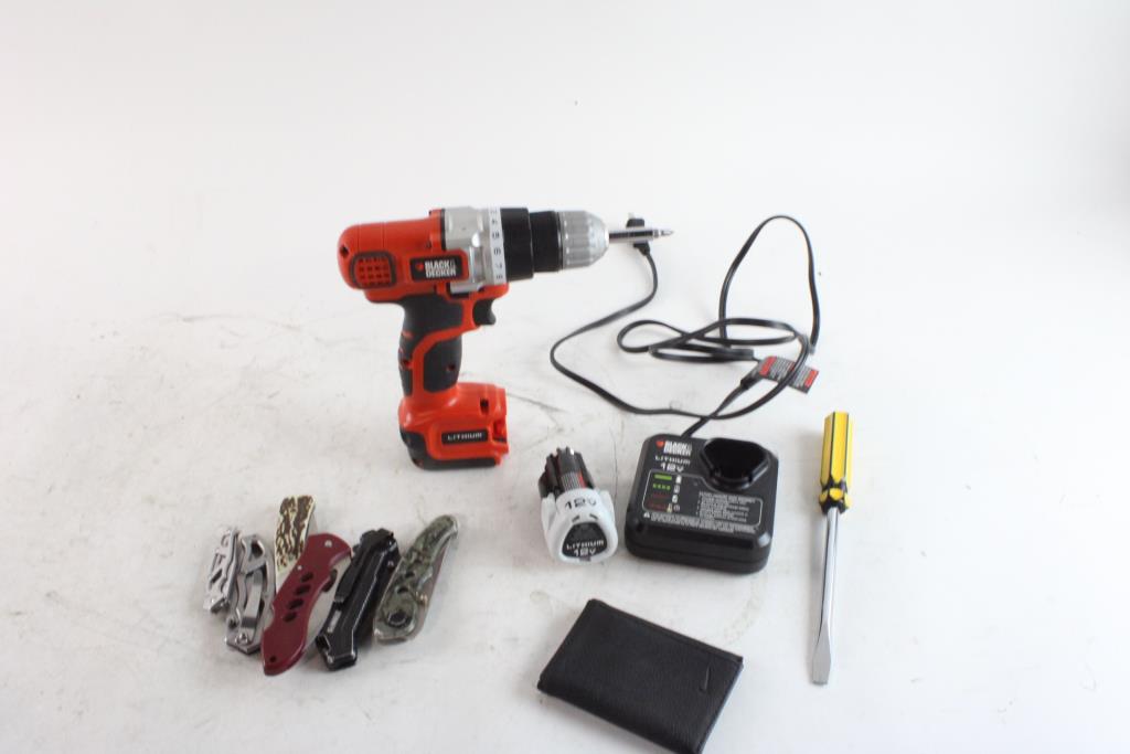 Black & Decker Drill & More Tools, 6+ Pieces Property Room
