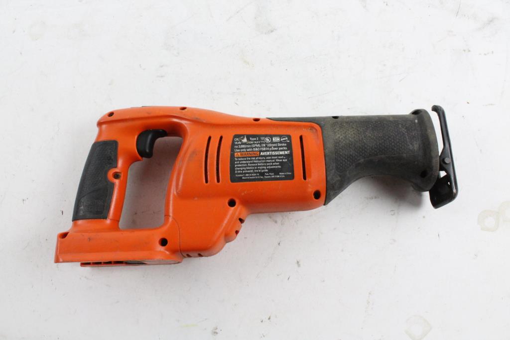 Black & Decker Fire Storm Reciprocating Saw Property Room