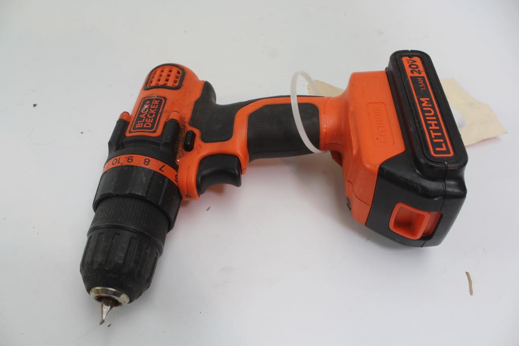 Black & Decker LDX120 Cordless Drill Driver Property Room