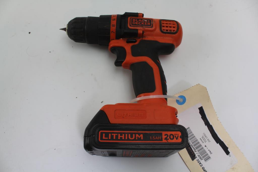 Black & Decker LDX120 Cordless Drill Driver Property Room