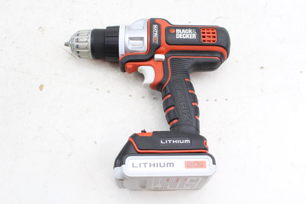 Black & Decker MatriX Bdcdmt120 Cordless Drill Property Room