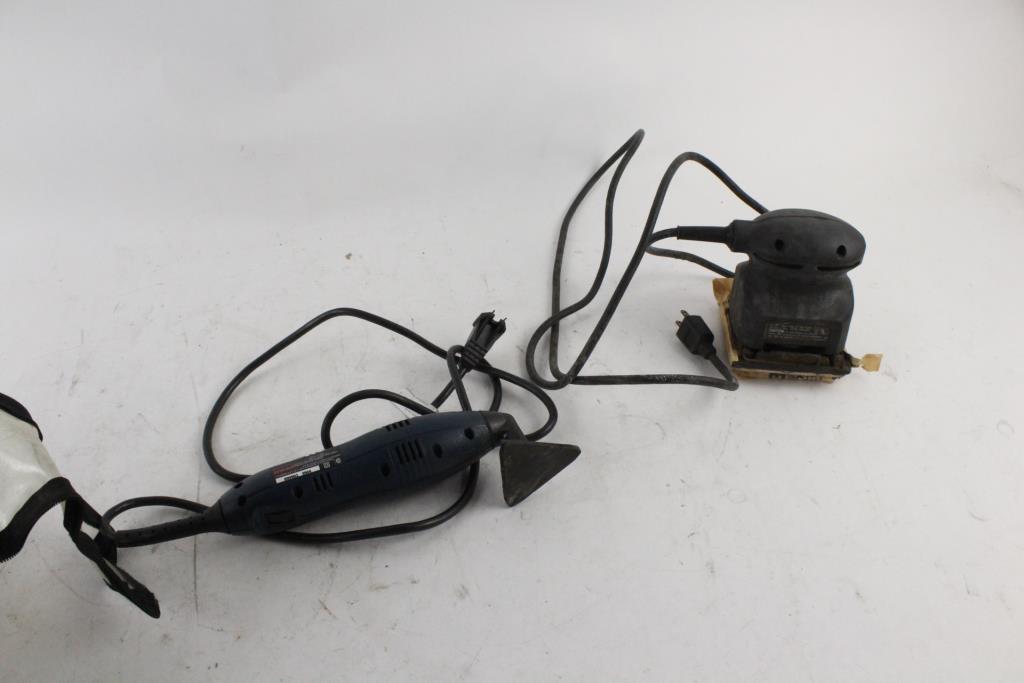 Black & Decker Power Sanding Block + Ryobi Detail Sander Property Room