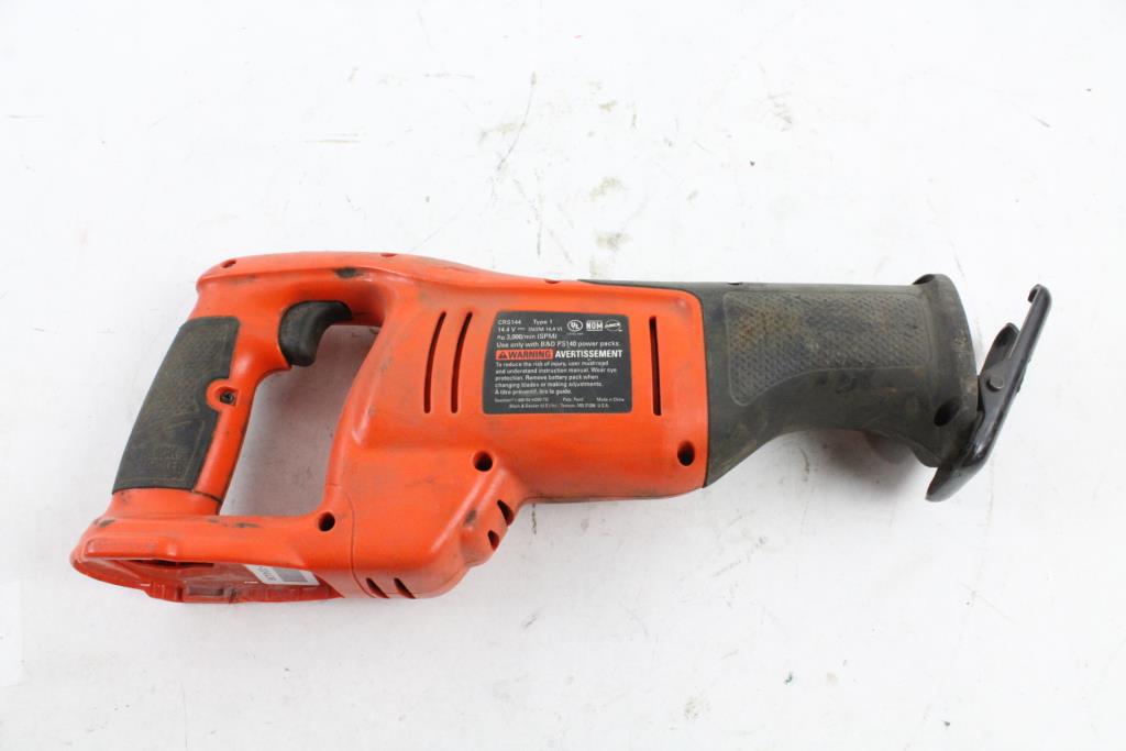 Black & Decker Reciprocating Saw Property Room