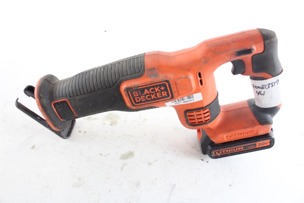 Black & Decker Reciprocating Saw Property Room