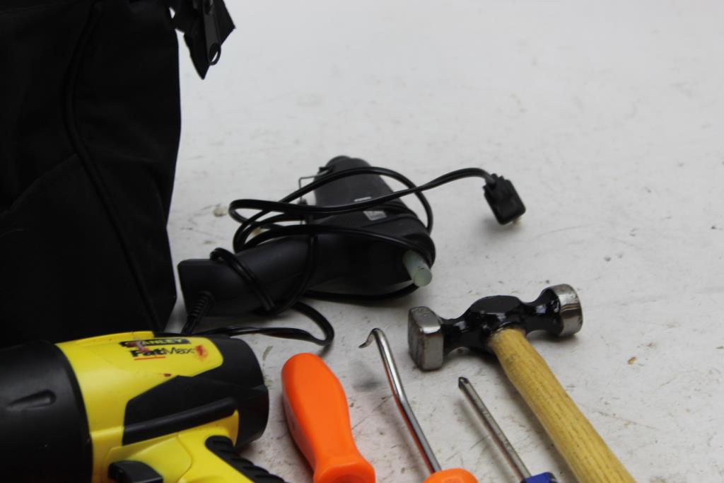 Black & Decker Tool Bag With Assorted Tools, 10+ Pieces Property Room