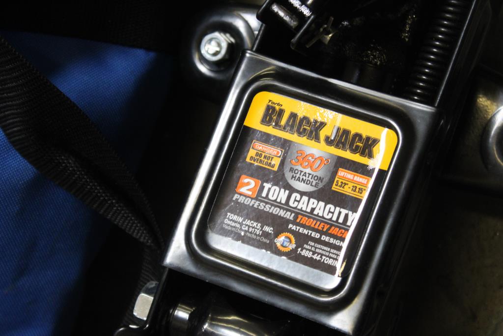 Black Jack Car Jack And Blue Carrying Case Property Room