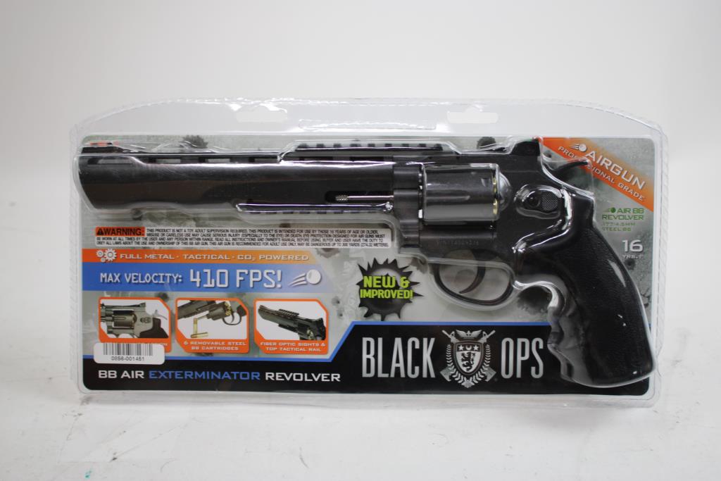 Black Ops BB Air Exterminator Revolver, CO2 BB Air Pistol