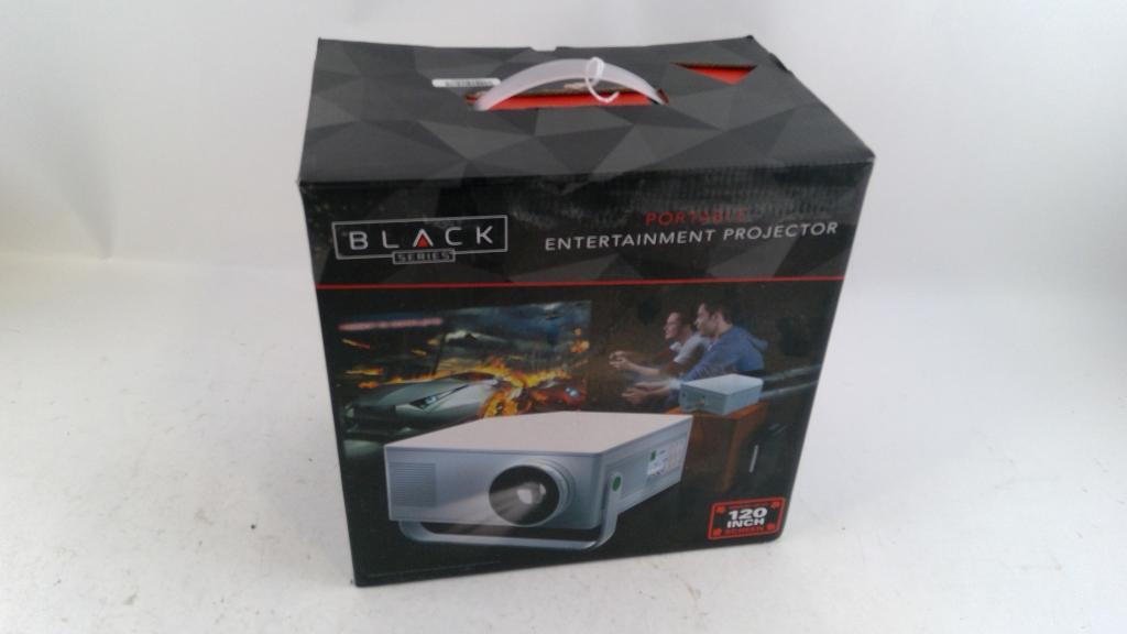 Black Series Portable Entertainment Projector