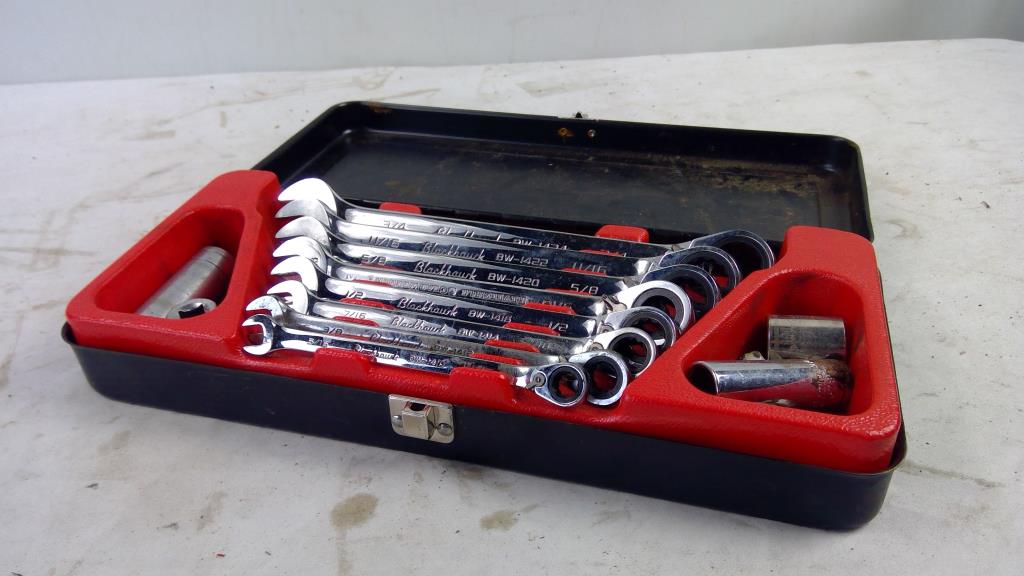 Blackhawk 8-piece Reversible Ratcheting Wrench Set