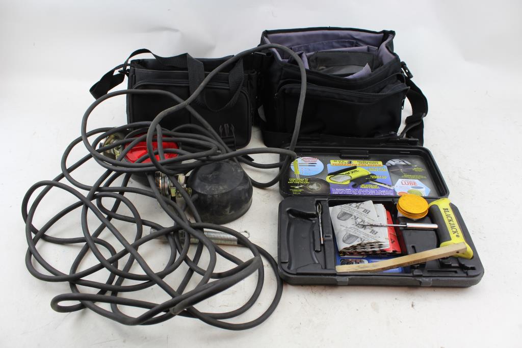 Blackjack TBone Tire Repair Tool Kit, Camera Bag, Vehicle Towing