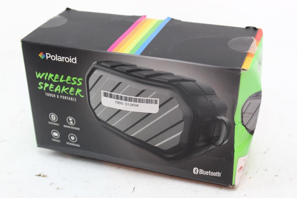 polaroid wireless speaker tough and portable