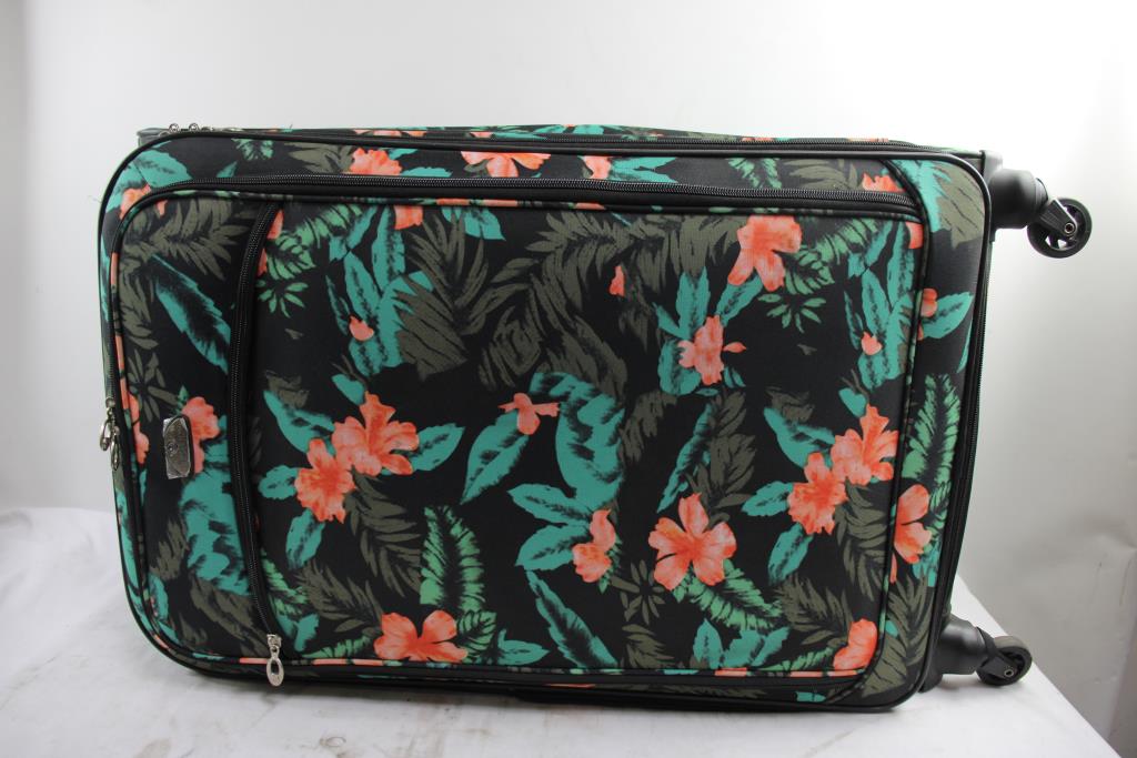 Blackweb True Wireless Sterea Earphones, American Flyer Floral Suitcase