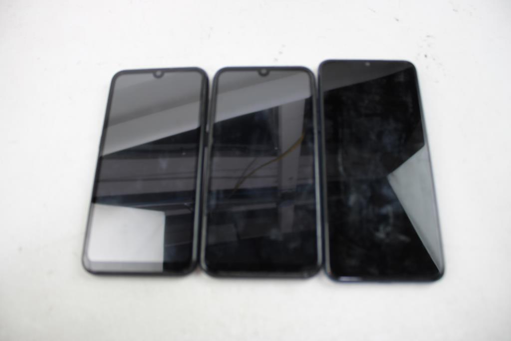 Blu Cell Phone Lot, 3 Pieces, Sold For Parts