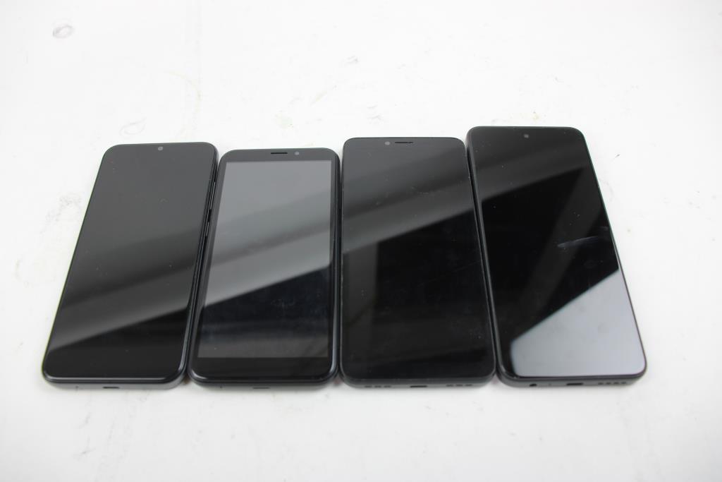 Blu, Tcl, Celero Cell Phone Lot, 4 Pieces, Sold For Parts