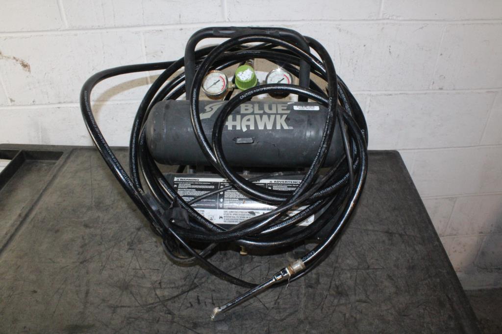 Blue Hawk Air Compressor Property Room