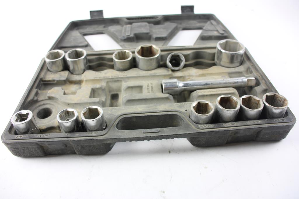 Blue Ridge Multipower Drill, Socket Set, And More, 10+ Pieces Property Room