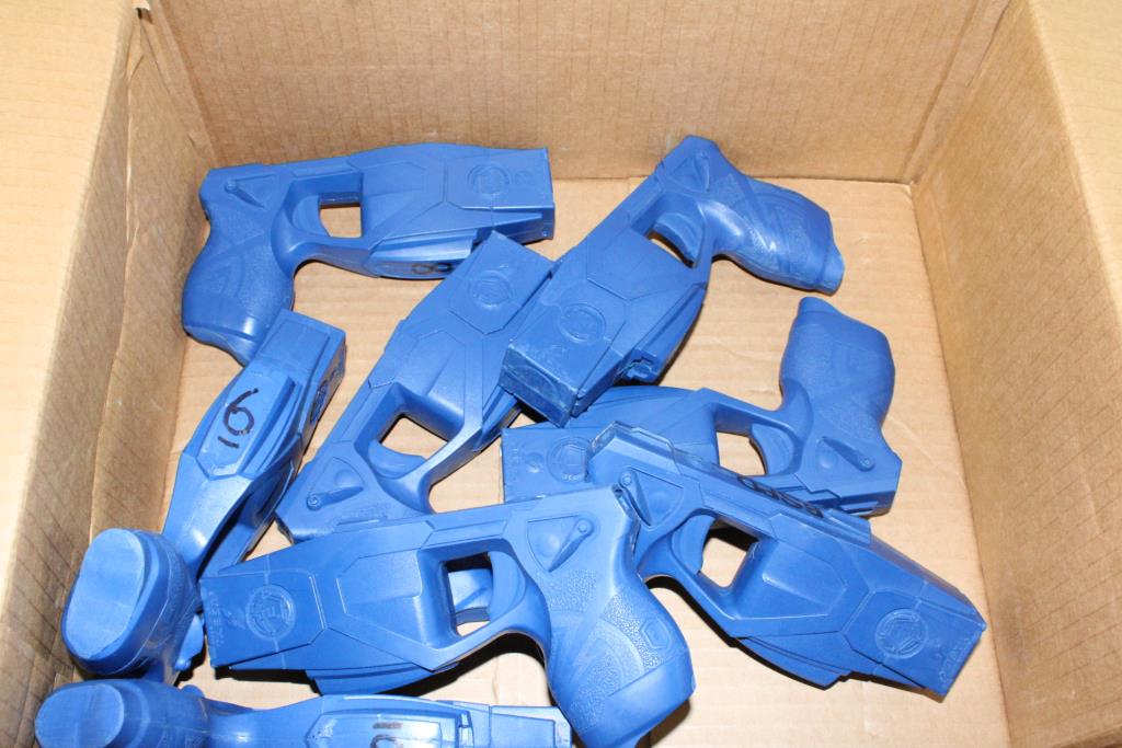 Blue Training Tasers, 4+ Pieces Property Room
