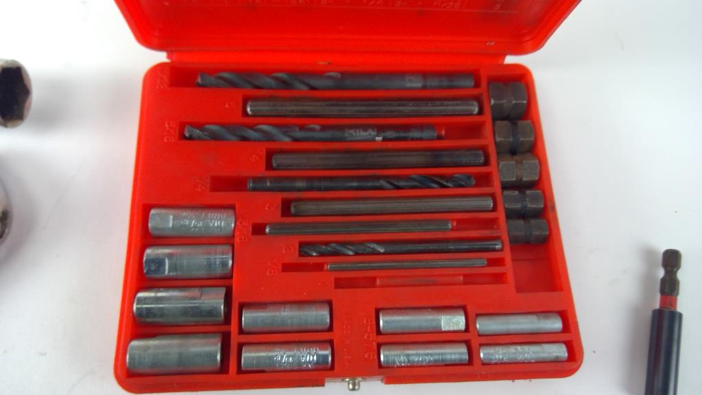 Bluepoint Screw Extractor Set, Drop Adjustable Wrench, And More