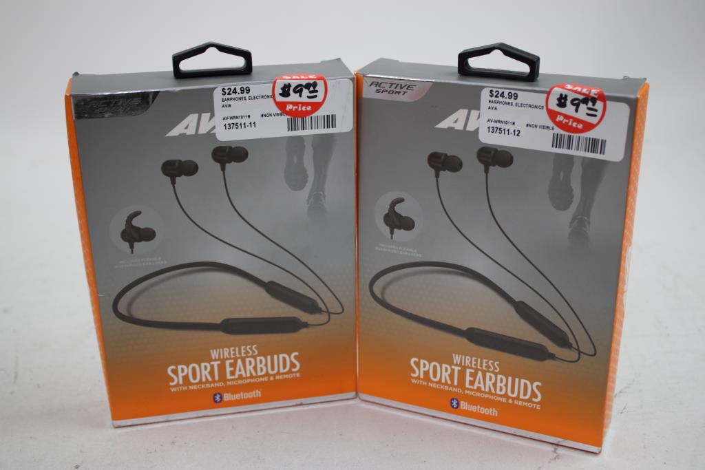 Bluetooth Neck Band, Wireless Sport Earbuds, Soul Headphones, 4 Pieces