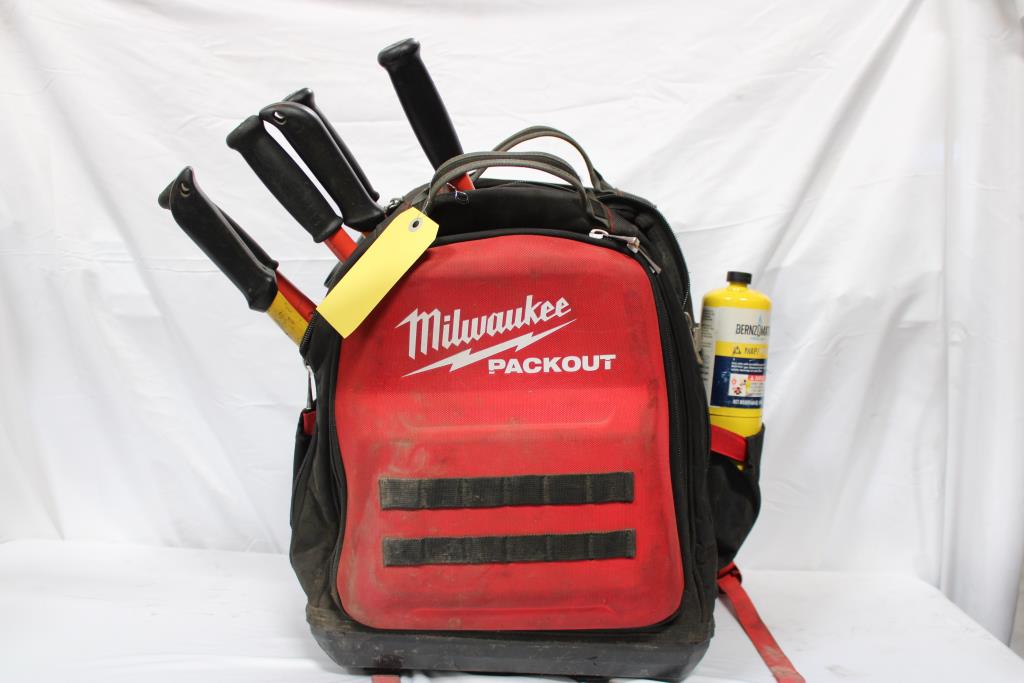 Bolt Cutters, And Bernzomatic MAP-Pro, 4 Pieces In Milwaukee Packout Bag