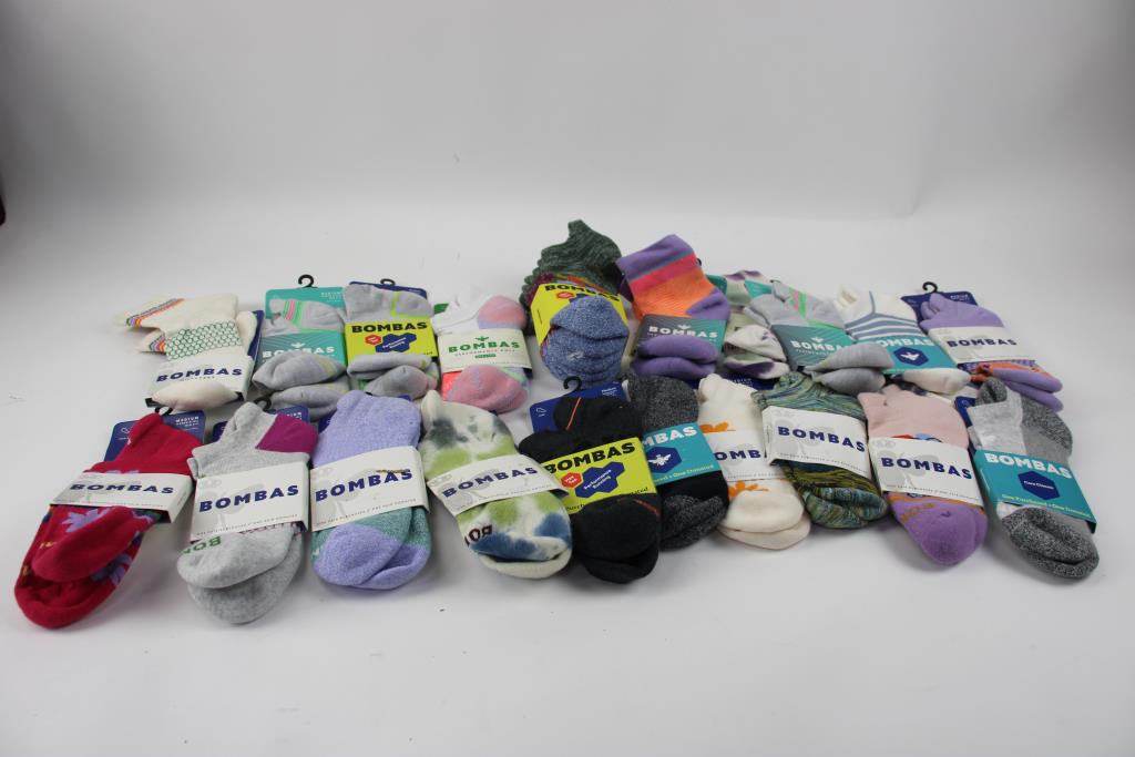 Bombas Ankle, Quarter Socks, Medium, 20 Pieces
