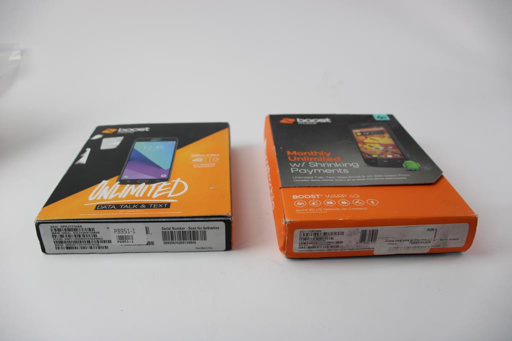 Boost Mobile 2 New Phones | Property Room