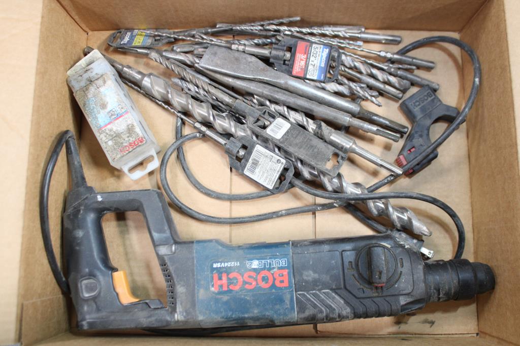 Bosch Bulldog Corded 120V SDS-Plus Rotary Hammer Drill