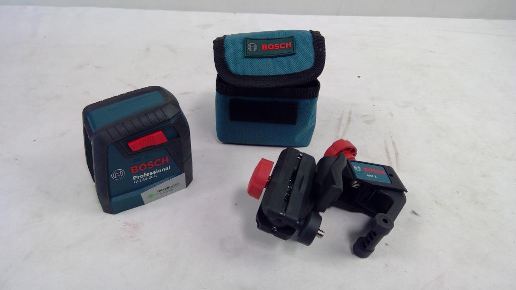 Bosch Green-Beam Self-Leveling Cross-Line Laser