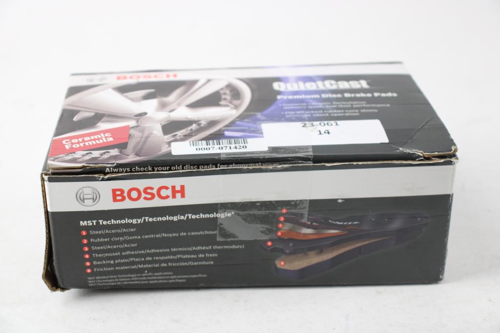 Bosch Quiet Cast Premium Disc Brake Pads, BC369 Property Room