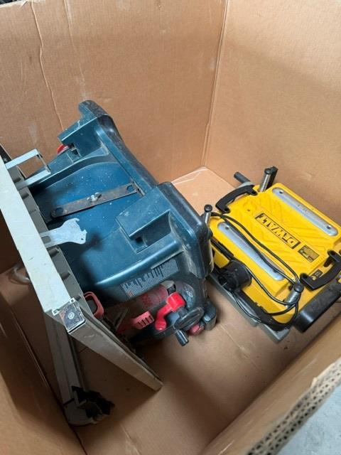 Bosch Table Saw And DeWalt Planer
