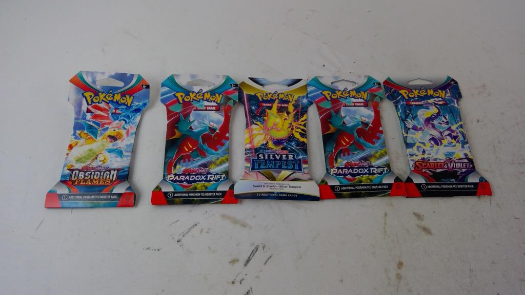 Box Of Pokemon Booster Packs 5 Pieces