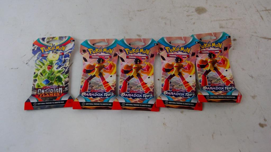 Box Of Pokemon Booster Packs 5 Pieces