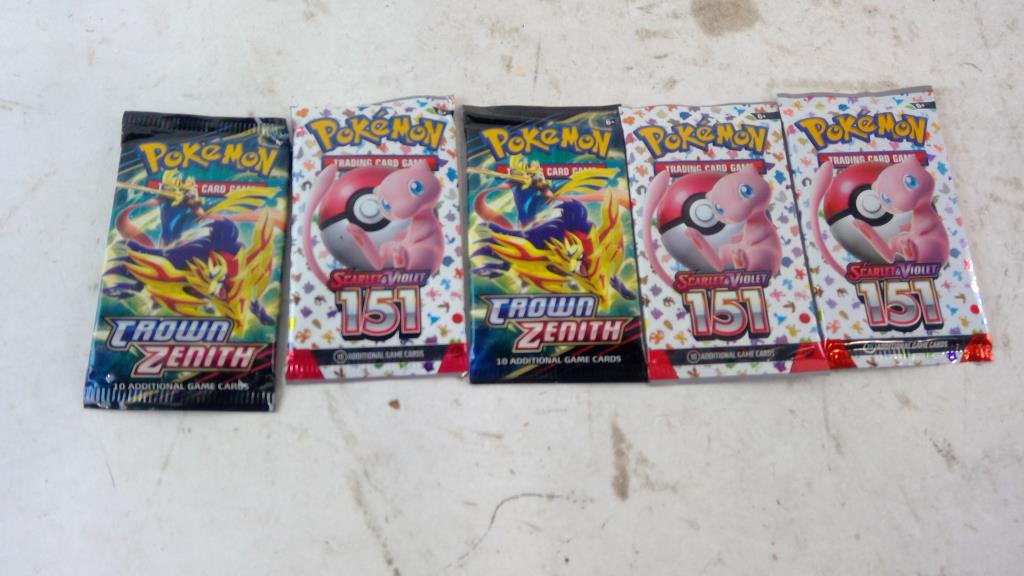 Box Of Pokemon Booster Packs 5 Pieces