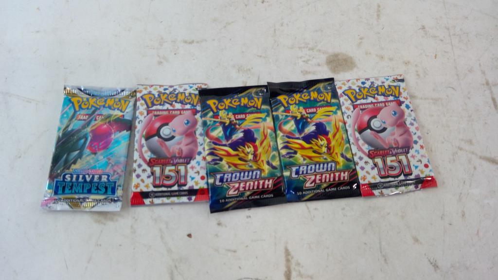 Box Of Pokemon Booster Packs 5 Pieces