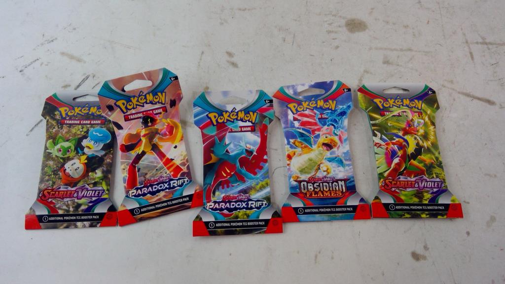 Box Of Pokemon Booster Packs 5 Pieces