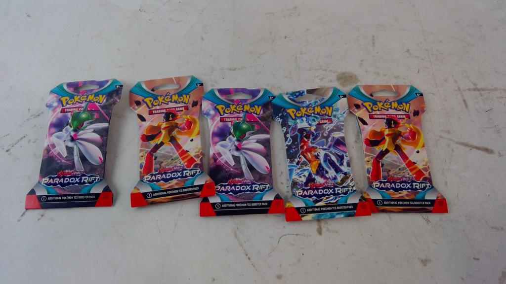 Box Of Pokemon Booster Packs 5 Pieces