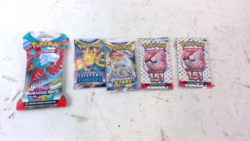 Box Of Pokemon Booster Packs 5 Pieces