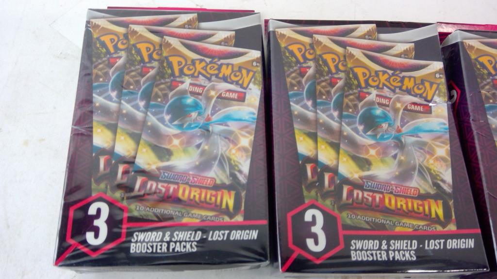 Box Of Pokemon Sword And Sheild Lost Origin Booster Packs 4 Pieces ...
