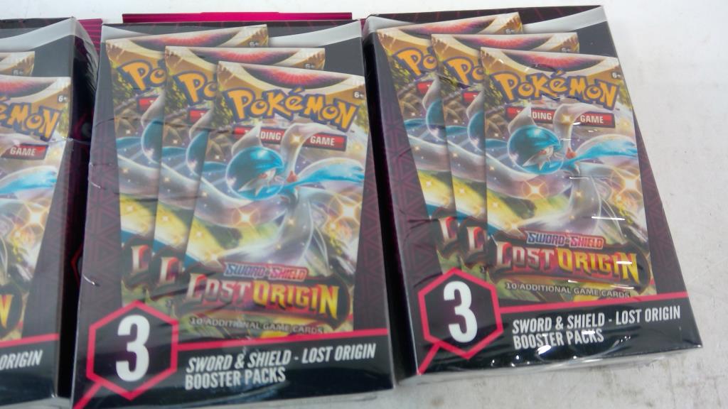 Box Of Pokemon Sword And Sheild Lost Origin Booster Packs 4 Pieces ...