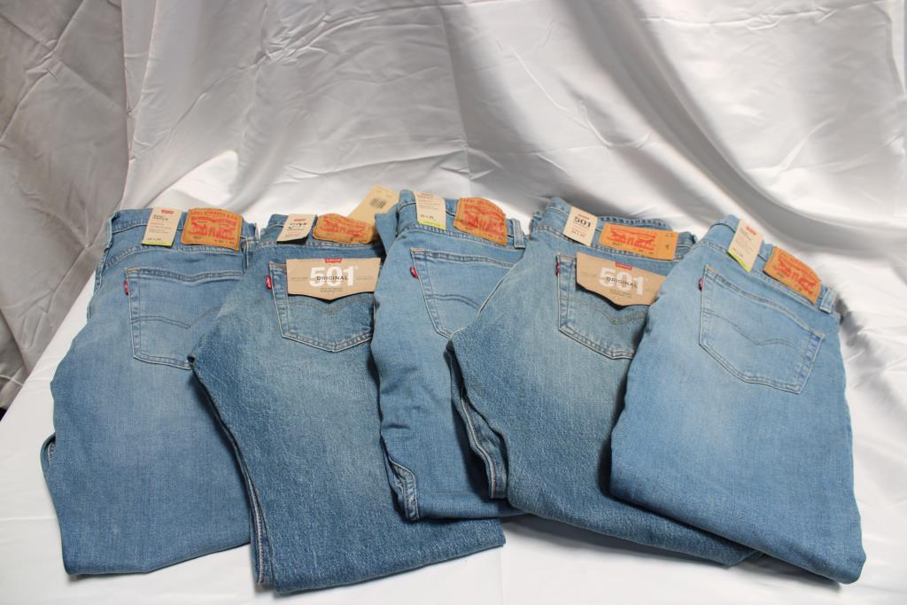 Brand New Levi's Jeans Lot, 5 Pairs