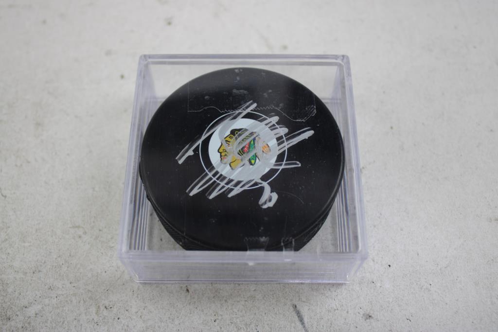 Brandon Saad Autographed Hockey Puck