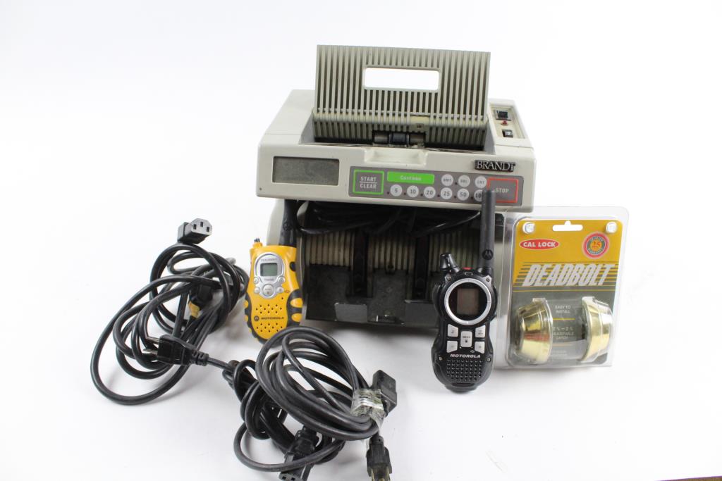 Brandt Money Counter Machine And Other Electronics, 10+ Pieces