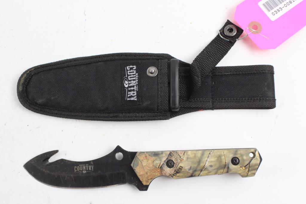 BreakUp Country Fixed Blade Knife With Sheath Property Room