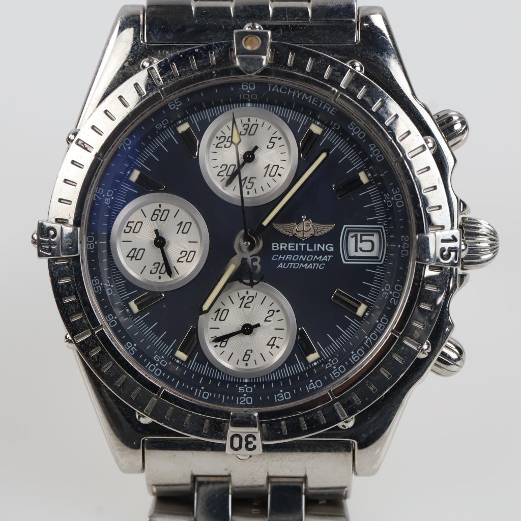 Breitling Blackbird Chronomat Watch- Evaluated by our Certified Gemologist-AGS/GIA