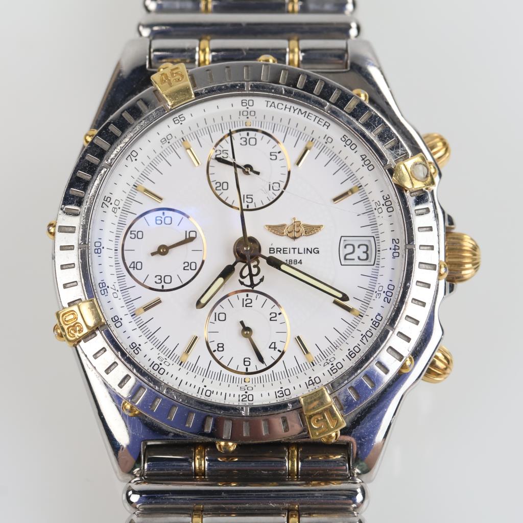 Breitling Chronomat Chronograph Watch-Evaluated By Our Certified Gemologist-AGS/GIA