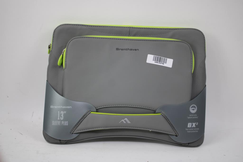 Brenthaven BX2 Sleeve Plus 13" Gray/Green