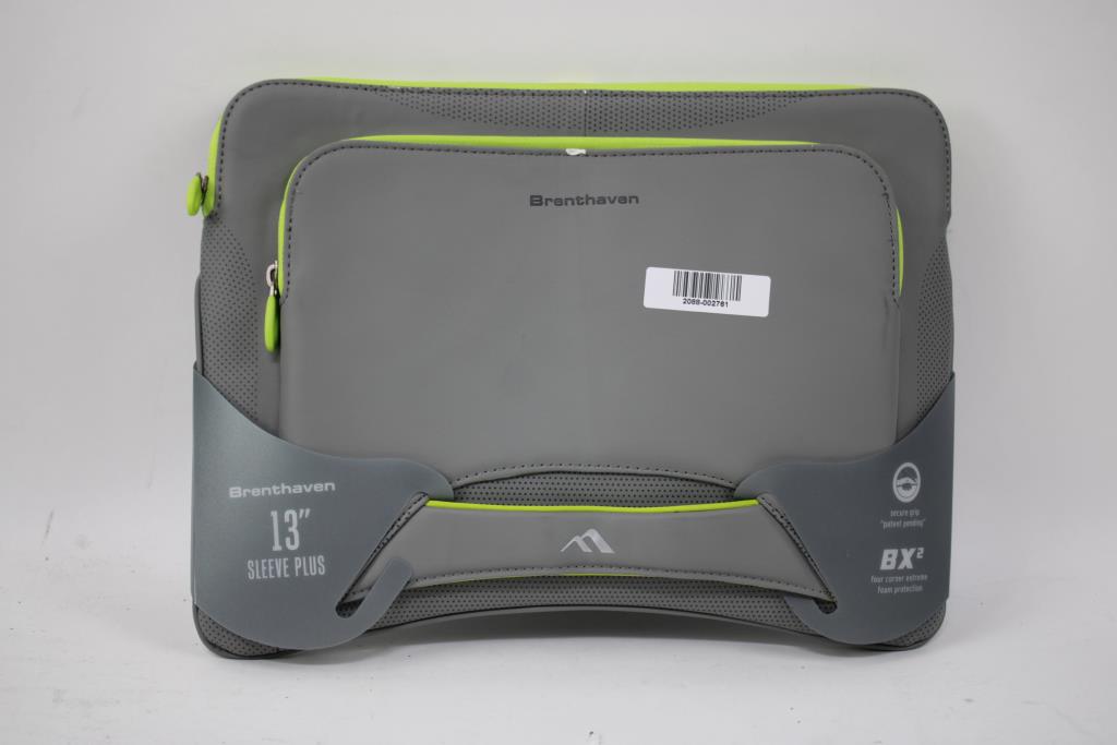 Brenthaven BX2 Sleeve Plus 13" Gray/Green